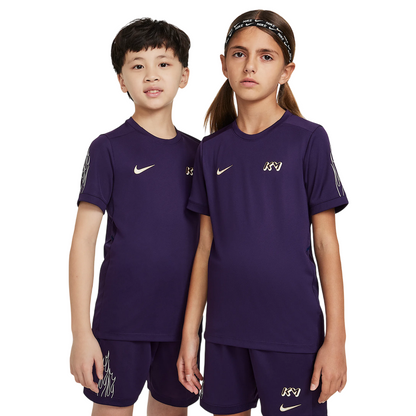 Nike Mbappé Academy HQ3688-585 Maglia Calcio Junior Viola Dri-FIT