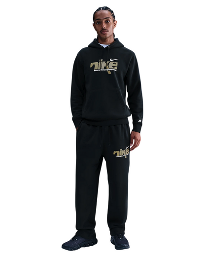 Nike Pantalone Straight Fleece Uomo IM8323-010 Nero | Comfort Caldo e Stile Urbano