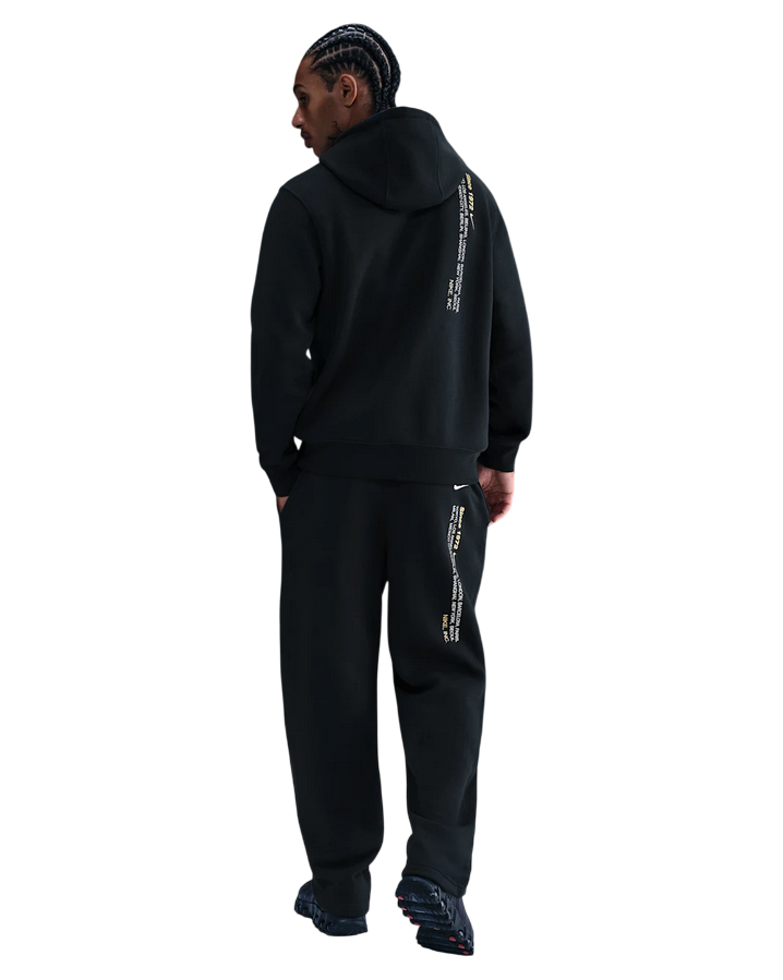 Nike Pantalone Straight Fleece Uomo IM8323-010 Nero | Comfort Caldo e Stile Urbano
