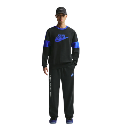 Nike Pantalone Uomo Felpato Sportswear Club Fleece IO9623-010 Nero