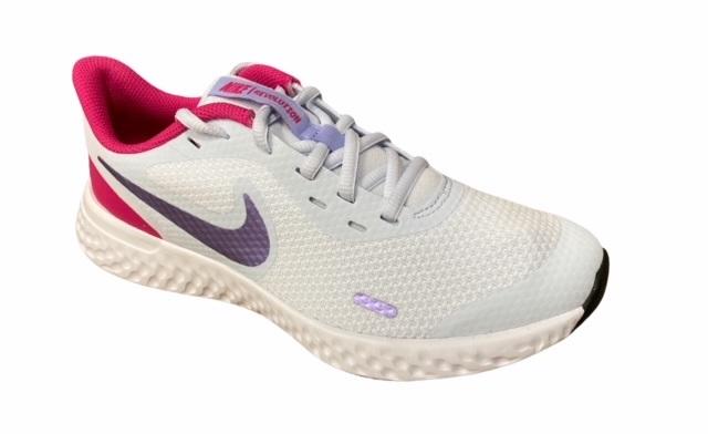 Scarpe Running Nike Revolution 5 GS Ragazza Grigio Viola - Junior