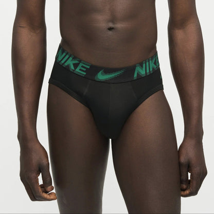 Nike Slip Uomo Essential Micro Nero Confezione da 3 - KE1155-EYC