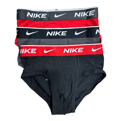 Nike Slip Ragazzo 9N1185-U10 Nero Rosso Antracite Dri-FIT Cotton Stretch
