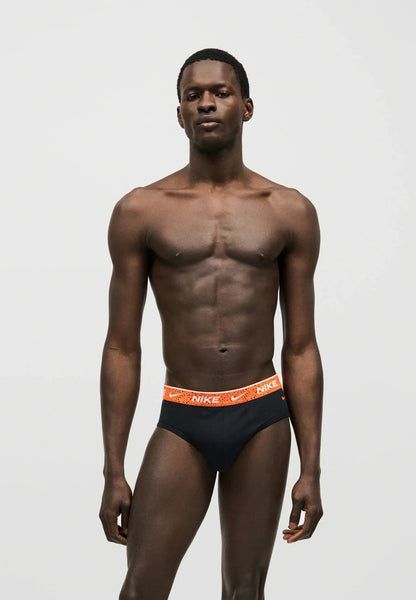 Nike Slip Uomo Essential Cotton Stretch Nero Confezione da 3 - KE1283-0W3