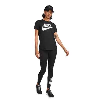 Nike Leggings Sportswear Classics Vita Alta DV7791-010 Nero Donna