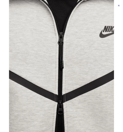 Nike Tech Fleece Windrunner | Felpa Uomo con Cappuccio HV0949-063 Grigio