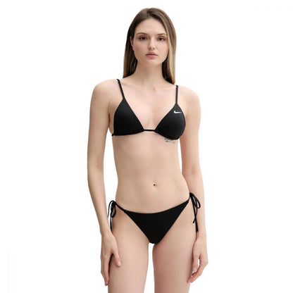 Nike Tie String Bikini Top Donna Nero - NESSF245-001