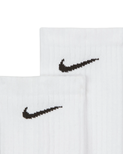 Nike Calze Everyday Cushioned SX7664-100 Bianco 3 Paia Unisex
