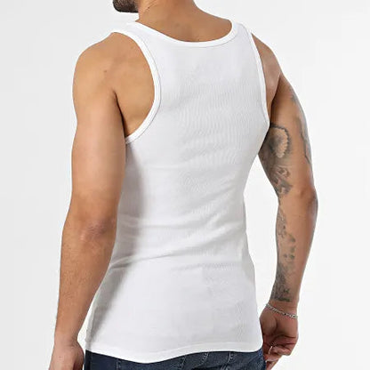 Nike Canotta Uomo Bianco Pack 2 Essential Cotton Stretch - KE1274 MED