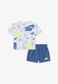 Nike Infant Tracksuit White Blue - 66N043-B4T
