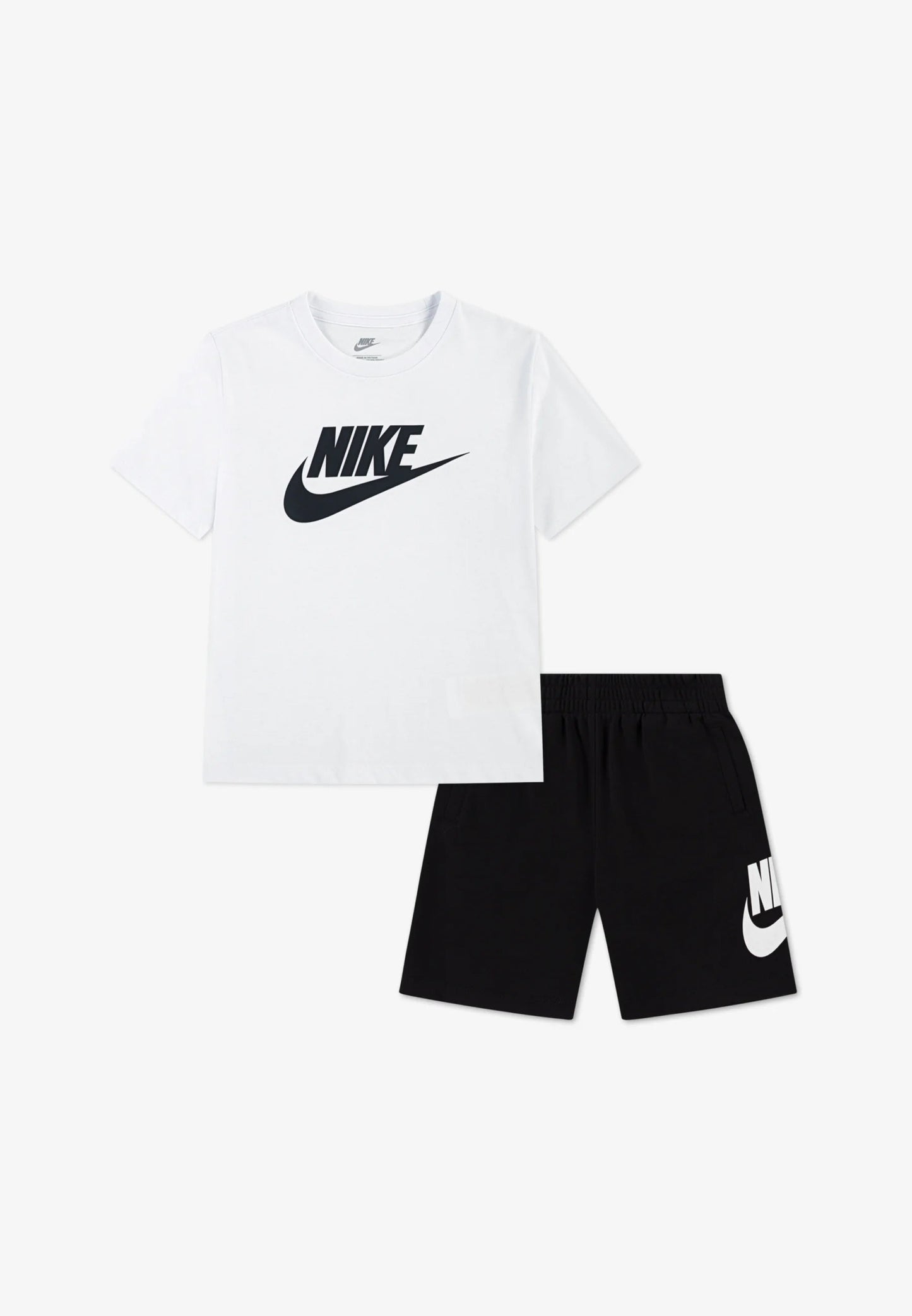 Nike Completino Bimbo Bianco Nero Futura Logo - 66L596-F66