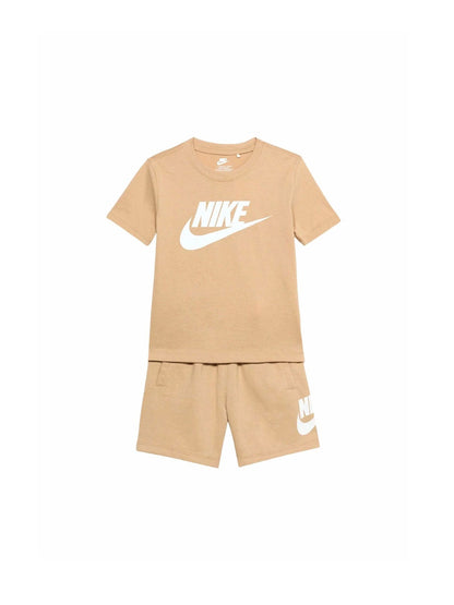 Nike Completino Bimbo Futura Logo Beige - 66L596-X0L