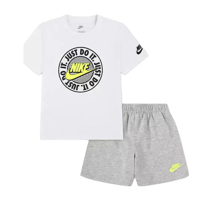 Nike Completino Ragazzo Bianco Grigio Futura AOP - 86N903-C87