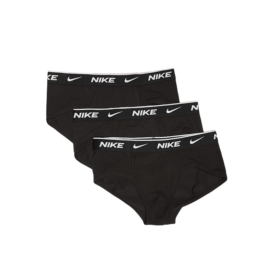 Nike Confezione 3 Slip Junior Dri-Fit Essential Cotton Stretch Nero Bianco - 9N1185-023