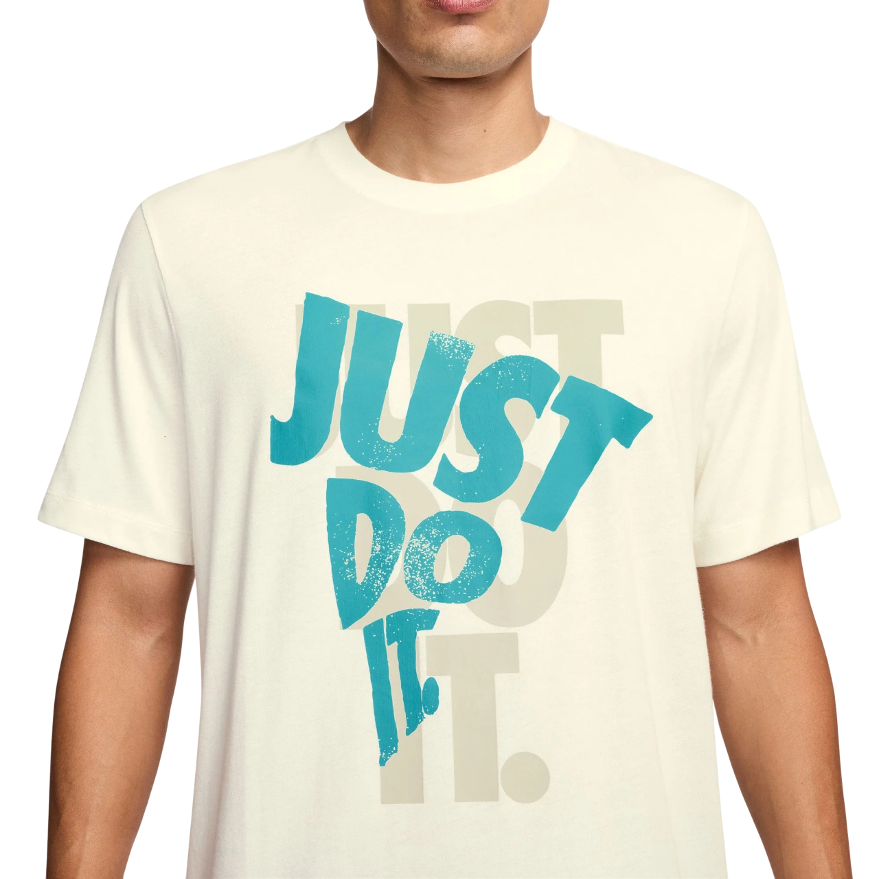 Nike Sportswear Just Do It HJ0554-133 | T-Shirt Uomo Bianca Cotone