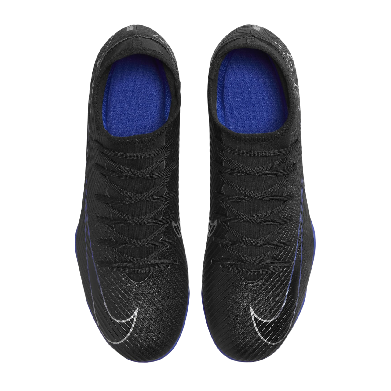 Nike Scarpa Calcetto Mercurial Vapor 15 Club DJ5968-040 Nero Azzurro Uomo