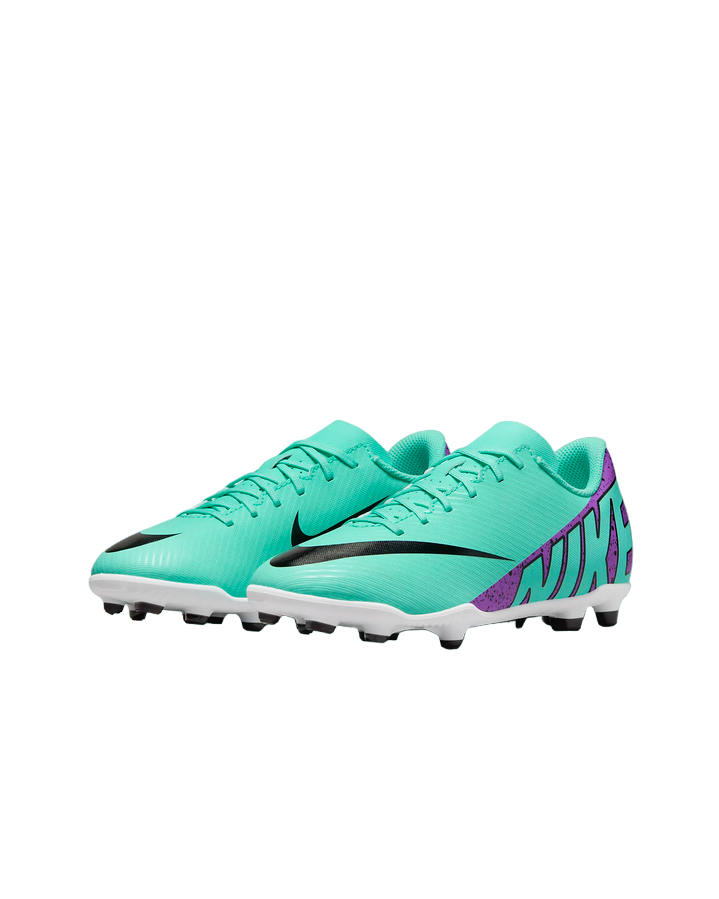 Nike scarpa da calcio da bambino e ragazzo  Vapor 15 Club FG/MG DJ5958-300 turchese fucsia nero