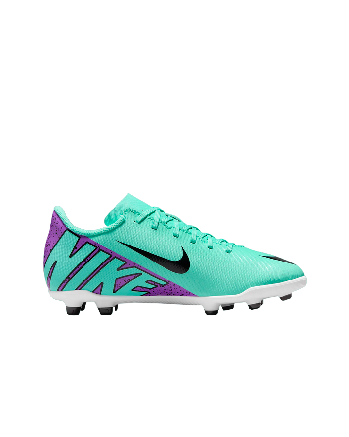 Nike scarpa da calcio da bambino e ragazzo  Vapor 15 Club FG/MG DJ5958-300 turchese fucsia nero