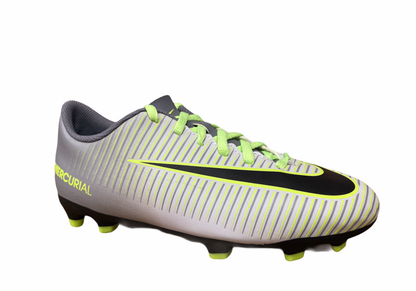 Nike Mercurial Vortex III FG Scarpe Calcio Junior Platino