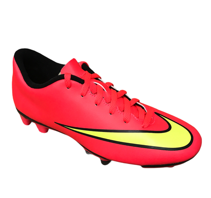 Nike scarpa da calcio da uomo Mercurial Vortex II FG 651647 690 cremisi giallo