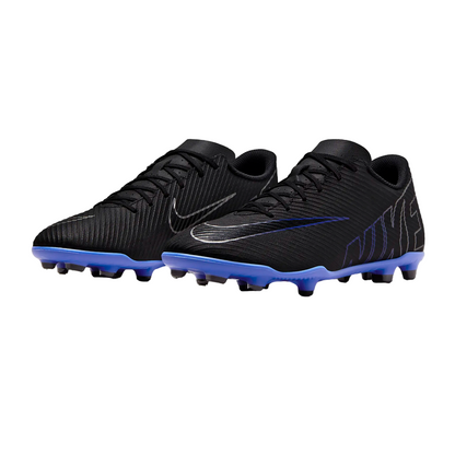 Nike Vapor 15 Club FG/MG Scarpe Calcio Uomo Nero Azzurro