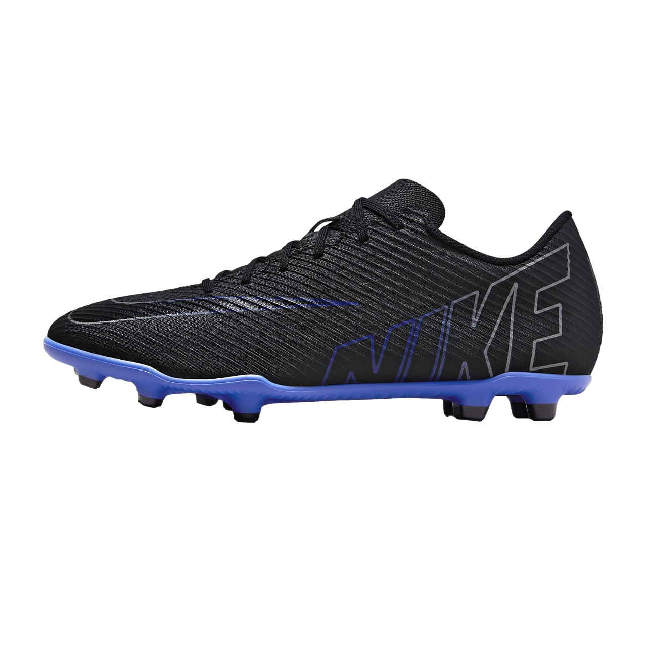 Nike Vapor 15 Club FG/MG Scarpe Calcio Uomo Nero Azzurro