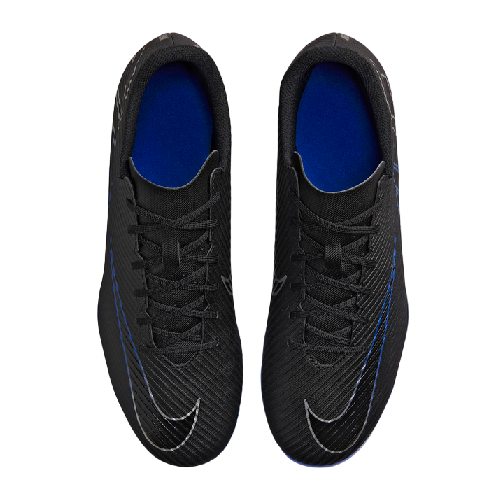 Nike Vapor 15 Club FG/MG Scarpe Calcio Uomo Nero Azzurro