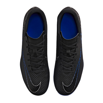 Nike Vapor 15 Club FG/MG Scarpe Calcio Uomo Nero Azzurro