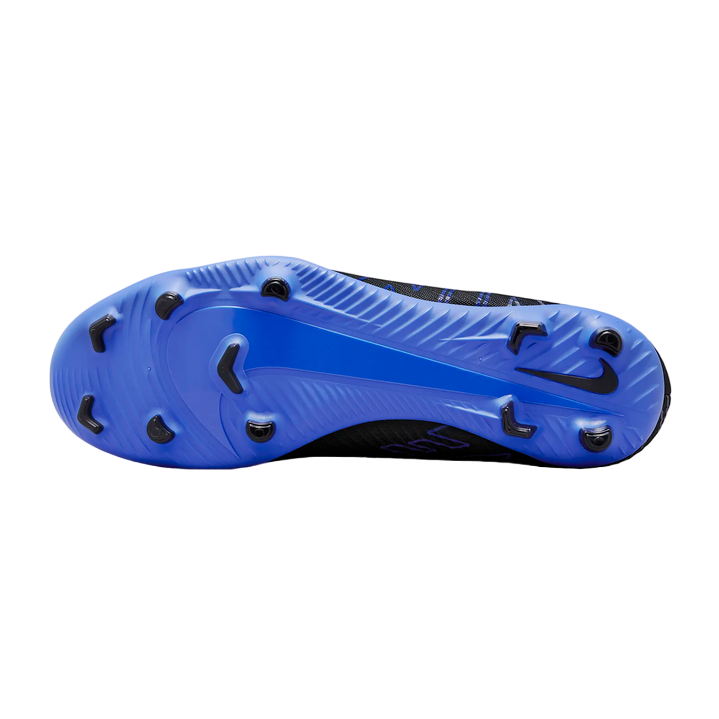 Nike Vapor 15 Club FG/MG Scarpe Calcio Uomo Nero Azzurro