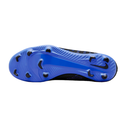 Nike Vapor 15 Club FG/MG Scarpe Calcio Uomo Nero Azzurro