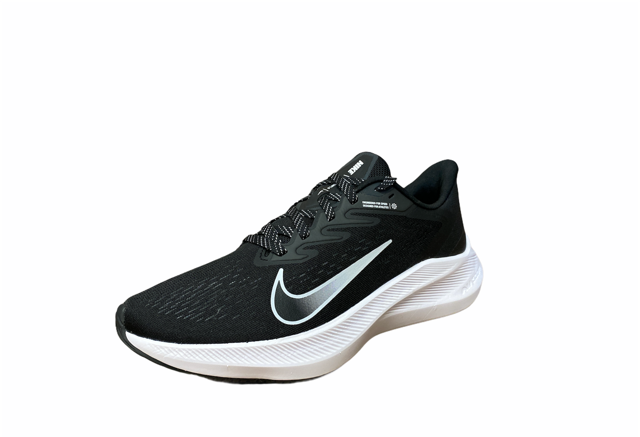 Scarpe Running Nike Zoom Winflo 7 Uomo Nero Bianco - Ammortizzazione Zoom Air
