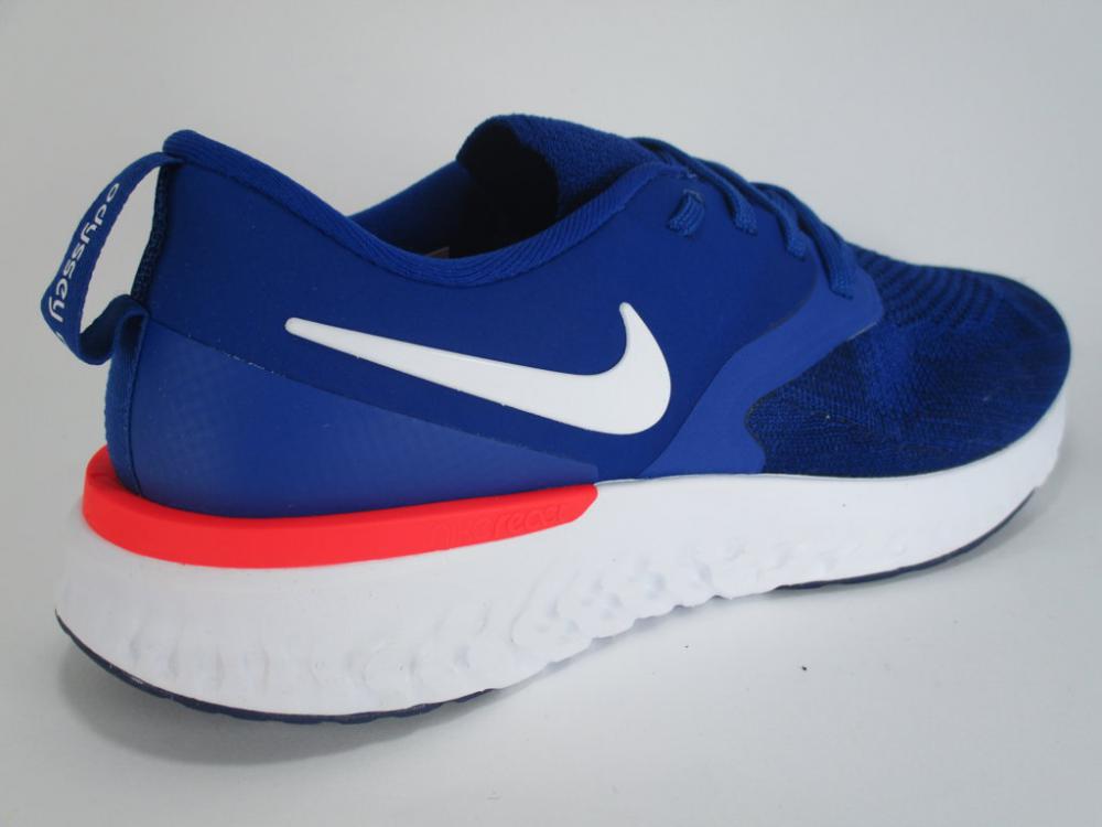 Nike Odyssey React 2 Flyknit AH1015 400 - Scarpe Running Uomo Blu | 826220779577