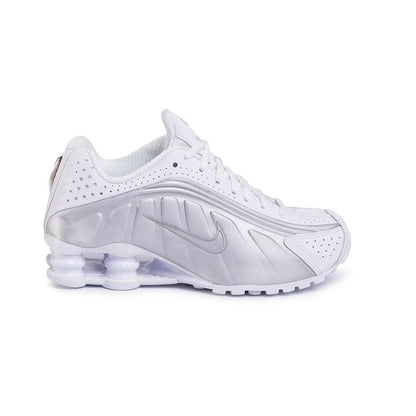 Nike scarpa sneakers da adulto Shox R4 AR3565-101 bianco-argento