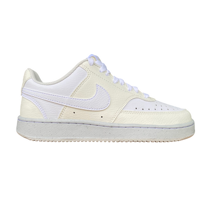 Nike scarpa sneakers da donna Court Vision Lo Next Nature DH3158-005 perla-bianco