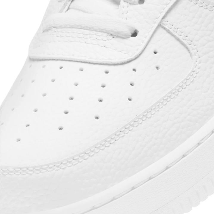 Nike Air Force 1 '07 CT2302-100 Bianco Nero Uomo Sneakers Pelle Premium