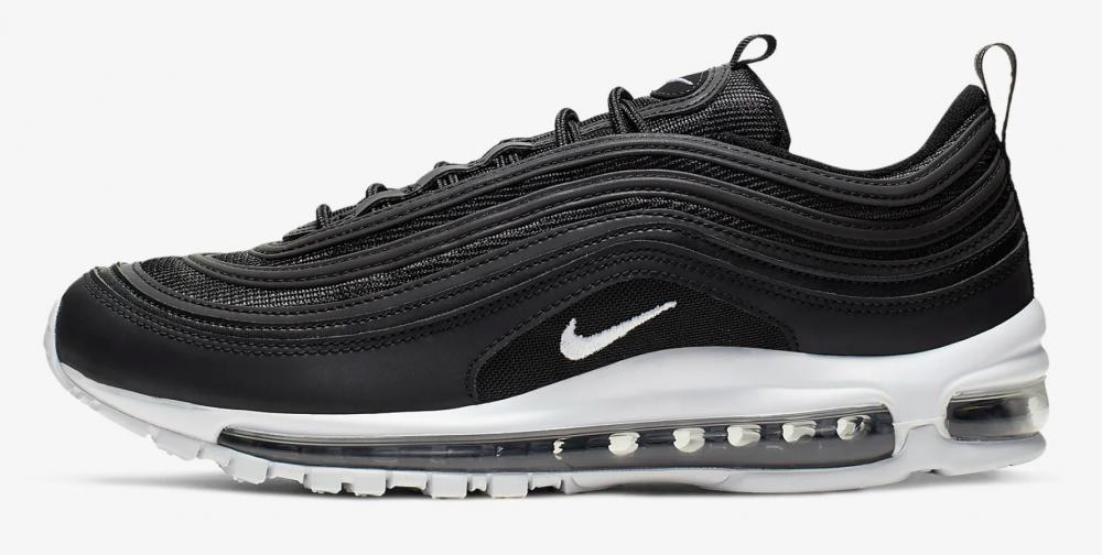 Nike scarpa sneakers da uomo Air Max 97 921826 001 nero