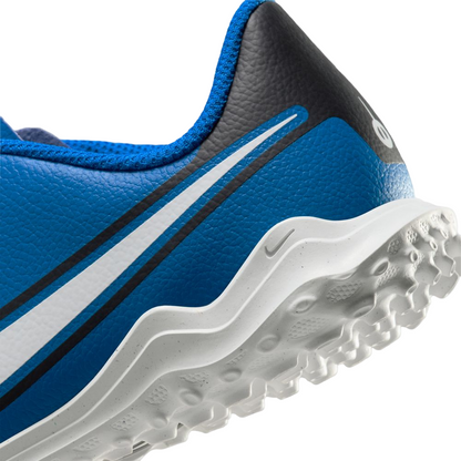 Nike scarpa da calcetto da ragazzo Tiempo Legend 10 Club DV4355-400 azzurro-bianco