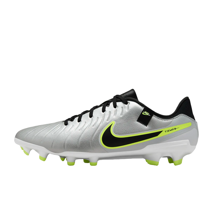 Nike Tiempo Legend 10 Academy FG/MG DV4337-001 Scarpe Calcio Uomo Argento Nero