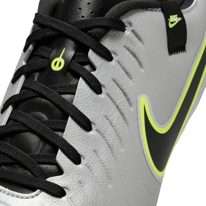 Nike Tiempo Legend 10 Academy FG/MG DV4337-001 Scarpe Calcio Uomo Argento Nero