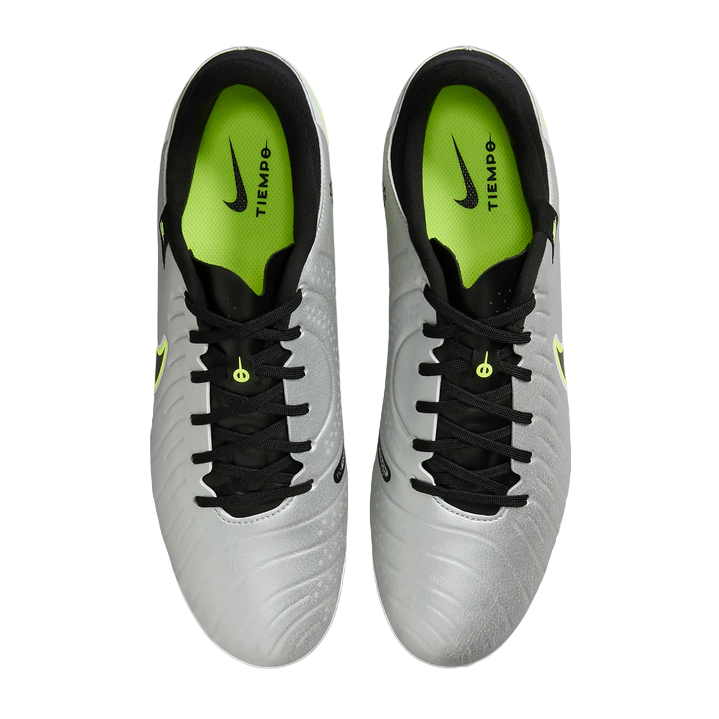 Nike Tiempo Legend 10 Academy FG/MG DV4337-001 Scarpe Calcio Uomo Argento Nero
