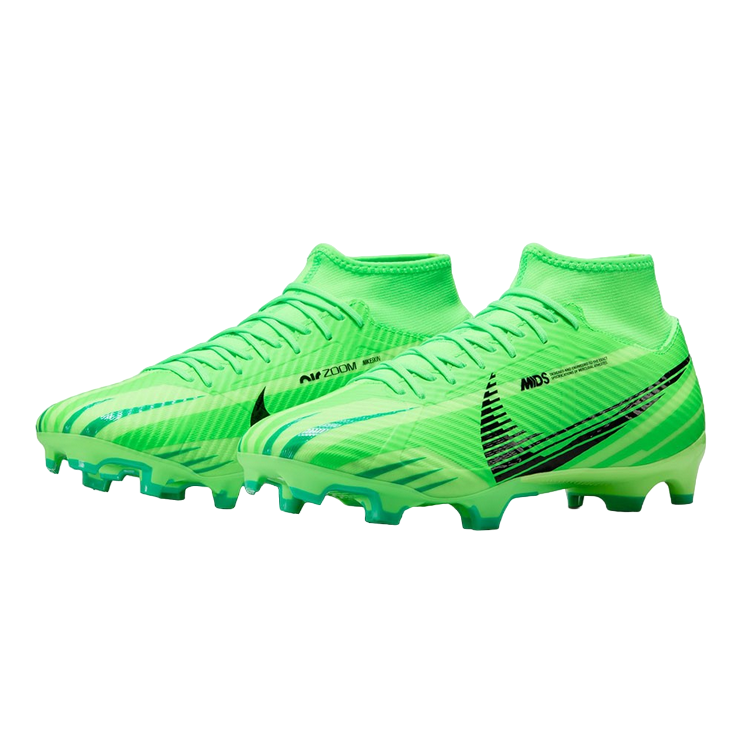 Nike Zoom Superfly 9 Academy FG Scarpe Calcio Uomo Verde Nero