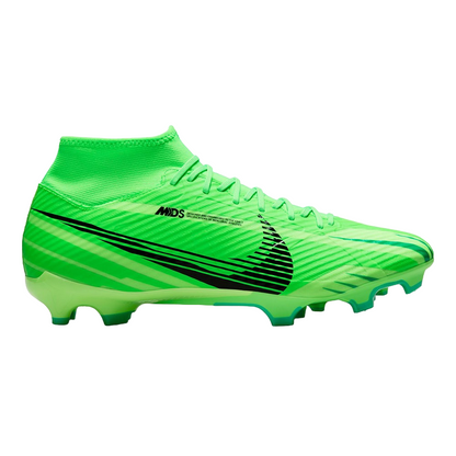 Nike Zoom Superfly 9 Academy FG Scarpe Calcio Uomo Verde Nero