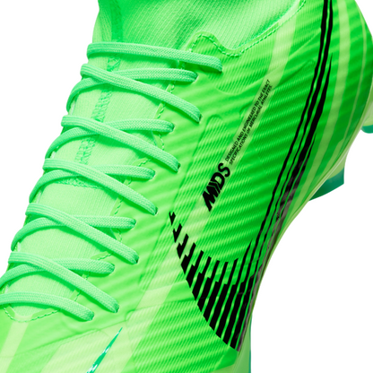 Nike Zoom Superfly 9 Academy FG Scarpe Calcio Uomo Verde Nero