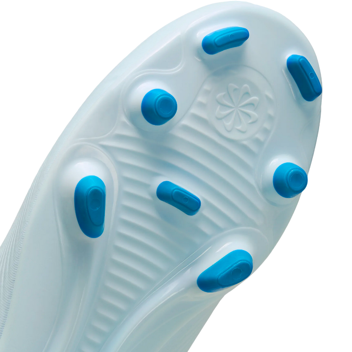 Nike Vapor 16 Club FG/MG FQ8286-400 Scarpa Calcio Junior Blu Glaciale