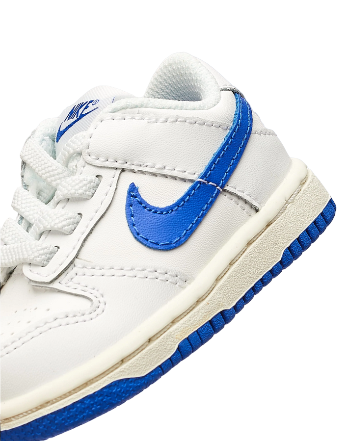Nike scarpa sneakers da bambino Dunk Low DH9761 105 bianco-azzurro