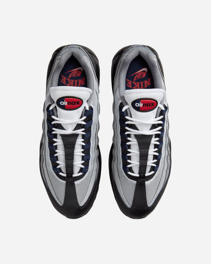 Nike scarpa sneakers da uomo Air Max 95 Essential DM0011 007 nero-rosso-antracite