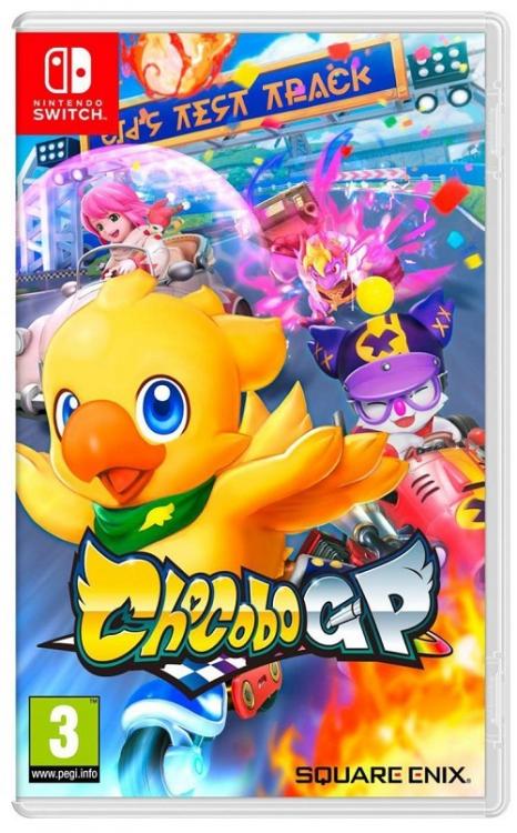 CHOCOBO GP NINTENDO SWITCH VIDEOSPIEL ITALIENISCH FINAL FANTASY RENNSPORT SPIEL NEU