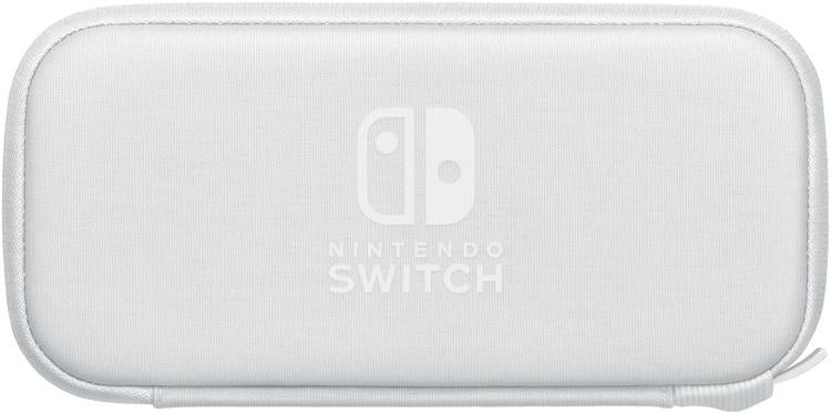 Nintendo Switch Lite Schutzhüllen-Set Weiß + Displayschutzfolie
