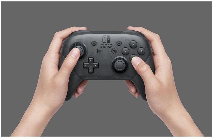 Switch Pro Controller Pad Nintendo Switch Edition Schwarz HD Rumble Joy-Con Schwarz