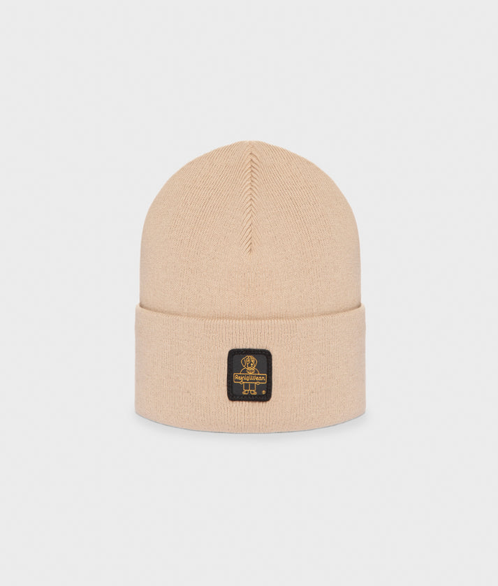 RefrigiWear Clark Hat B31918 MA9083 A00140 Unisex Beige - Berretto in Maglia